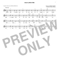 Auld Lang Syne von Traditional Scottish Melody (Download) 