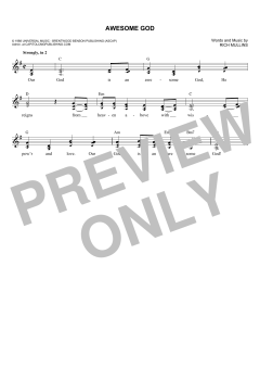 Awesome God (Download) 