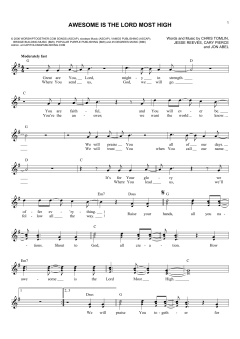 Awesome Is The Lord Most High von Chris Tomlin (Download) 