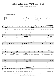 Baby, What You Want Me To Do von Jimmy Reed (Download) 