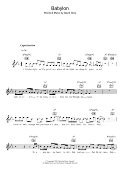 Babylon von David Gray (Download) 