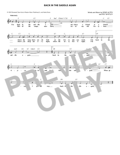 Back In The Saddle Again von Gene Autry (Download) 
