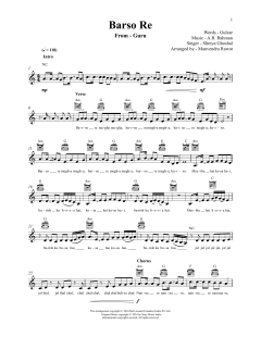 Barso Re von A. R. Rahman (Download) 