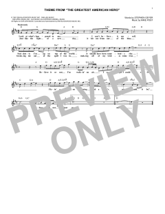 Believe It Or Not von Joey Scarbury (Download) 