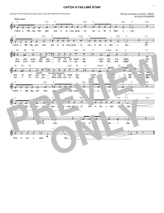 Catch A Falling Star von Perry Como (Download) 