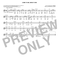 Come To Me, Bend To Me von Alan Jay Lerner (Download) 