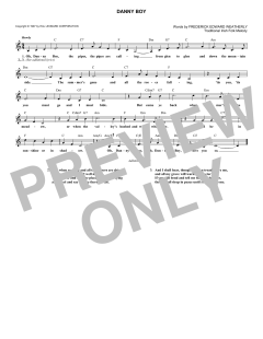Danny Boy von Frederic Edward Weatherly (Download) 