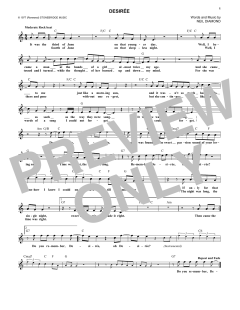 Desiree von Neil Diamond (Download) 