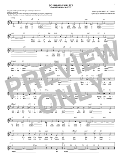 Do I Hear A Waltz? von Richard Rodgers (Download) 
