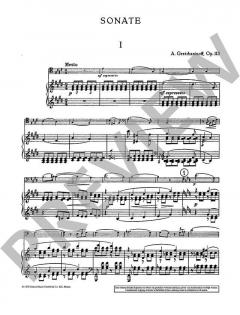 Sonate op. 113 von Alexander Gretchaninoff 