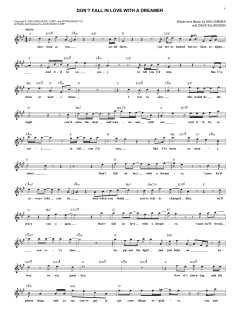 Don't Fall In Love With A Dreamer von Kim Carnes (Download) 