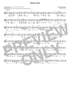 Dream Lover von Bobby Darin (Download) 
