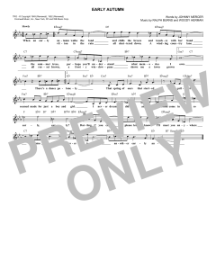 Early Autumn von Johnny Mercer (Download) 