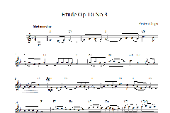 Etude Op 10 No 3 von Frédéric Chopin (Download) 