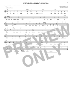 Everyone's A Child At Christmas von Johnny Marks (Download) 