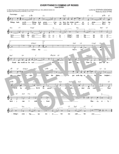 Everything's Coming Up Roses von Jule Styne (Download) 