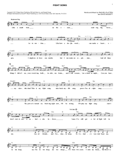 Fight Song von Rachel Platten (Download) 