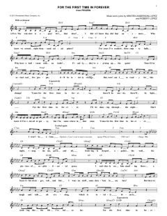 For The First Time In Forever von Robert Lopez (Download) 