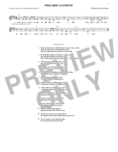 Frog Went A-Courtin' (Download) 