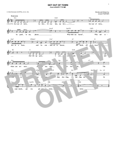 Get Out Of Town von Cole Porter (Download) 