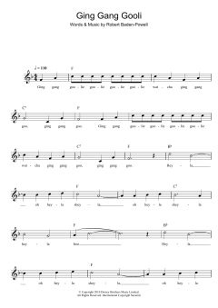Ging Gang Gooli von Robert Baden-Powell (Download) 