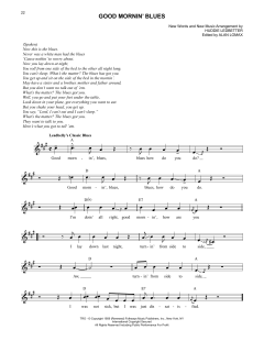 Good Mornin' Blues von Lead Belly (Download) 