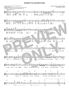 Goodbye Yellow Brick Road von Elton John (Download) 