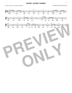 Goosey, Goosey Gander (Download) 