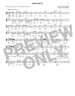 Gravy Waltz von Steve Allen (Download) 