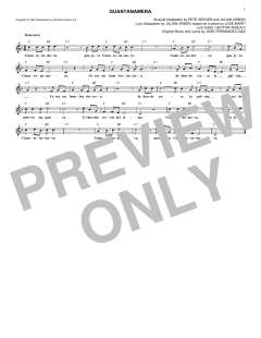 Guantanamera von Pete Seeger (Download) 
