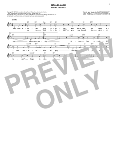 Hallelujah von Clifford Grey (Download) 