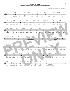 Hands Of Time von Alan Bergman (Download) 