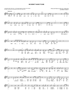 He Didn't Have To Be von Brad Paisley (Download) 
