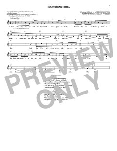 Heartbreak Hotel von Elvis Presley (Download) 
