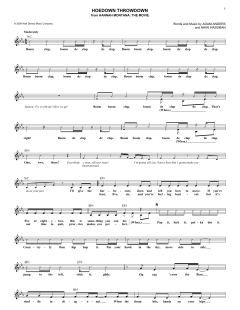 Hoedown Throwdown von Miley Cyrus (Download) 
