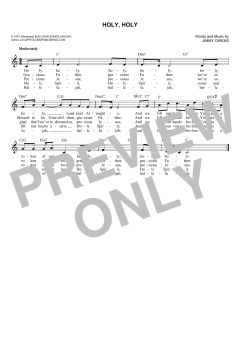 Holy, Holy von Jimmy Owens (Download) 