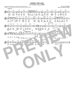 Hooray For Love von Leo Robin (Download) 