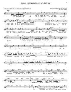How Am I Supposed To Live Without You von Michael Bolton (Download) 