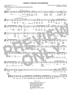 I Heard It Through The Grapevine von Marvin Gaye (Download) 