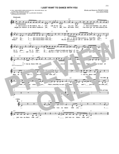 I Just Want To Dance With You von Roger Cook (Download) 