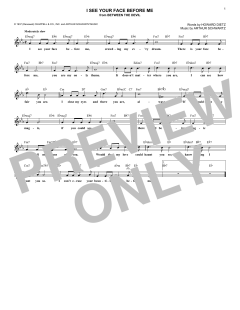 I See Your Face Before Me von Howard Dietz (Download) 