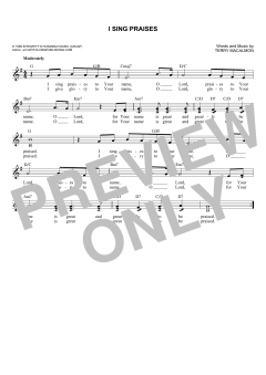 I Sing Praises von Terry MacAlmon (Download) 