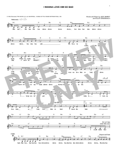 I Wanna Love Him So Bad von Jeff Barry (Download) 
