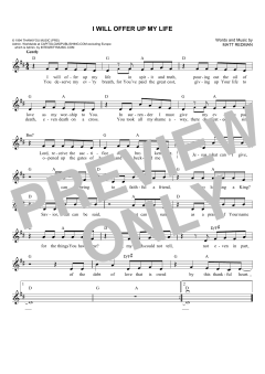 I Will Offer Up My Life von Matt Redman (Download) 