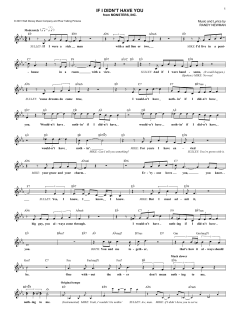 If I Didn't Have You von Randy Newman (Download) 