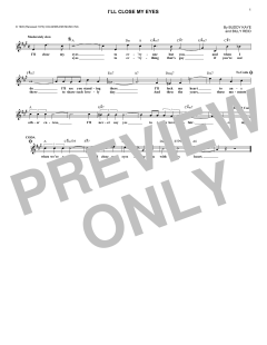 I'll Close My Eyes von Buddy Kaye (Download) 