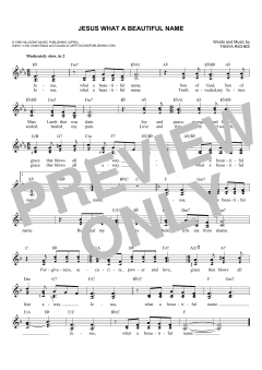 Jesus What A Beautiful Name von Tanya Riches (Download) 