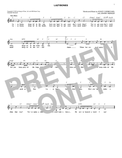 Lazybones von Johnny Mercer (Download) 