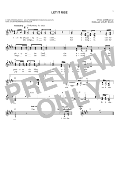 Let It Rise von Holland Mount Davis (Download) 