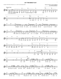 Let The Music Play von Ed Chisolm (Download) 